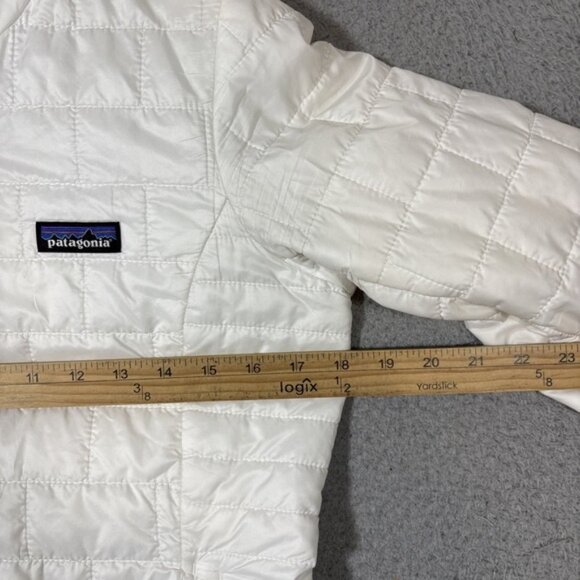 PATAGONIA Women's NANO PUFF JACKET Primaloft White Size XS - Picture 3 of 7